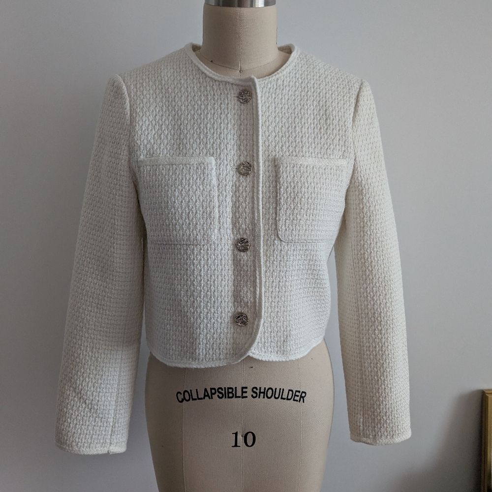 Dynamite White Blazer